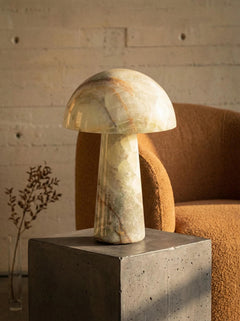 The Spore - Marble Mushroom Table Lamp
