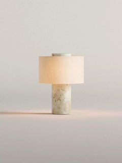 The Column - Marble Base Table Lamp