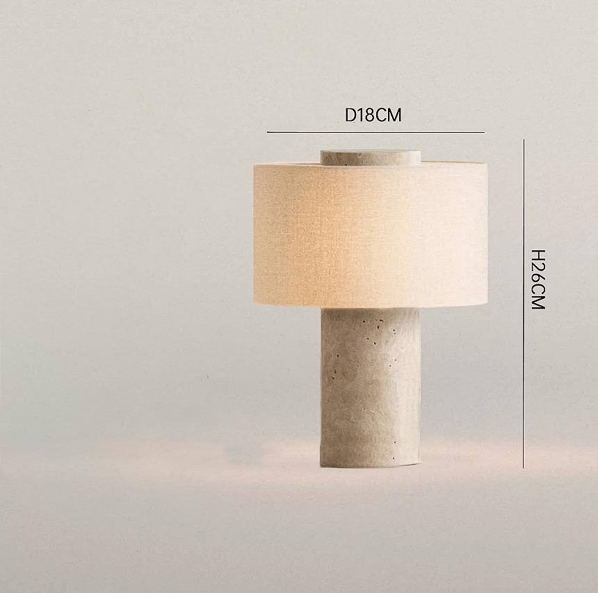 The Column - Marble Base Table Lamp